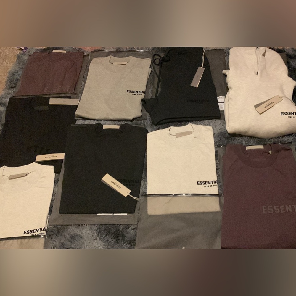 NWT Essentials tee various colors and sizes please ask for your size.